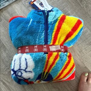 Superman Colorful Kids Sherpa Quarter Zip